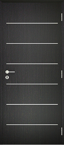 Alumínium intarziás beltéri ajtó: A LINE 4
